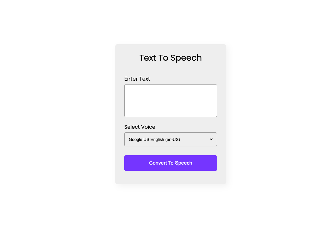 Text to Speech